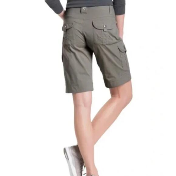Kuhl SZ 12 Women's Free Range Army Green 11" Cargo Shorts - Picture 2 of 7